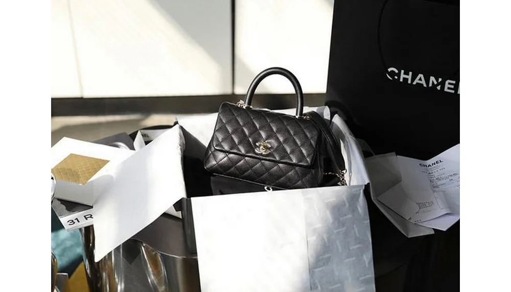 코코 핸들 스몰 샴페인 골드 (24cm X 14cm X 10cm) 상세