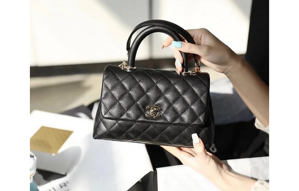 코코 핸들 스몰 샴페인 골드 (24cm X 14cm X 10cm) 상세