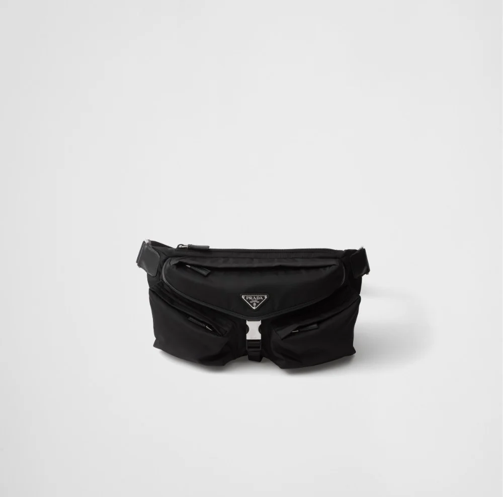 리나일론 및 가죽 숄더백 (2color)