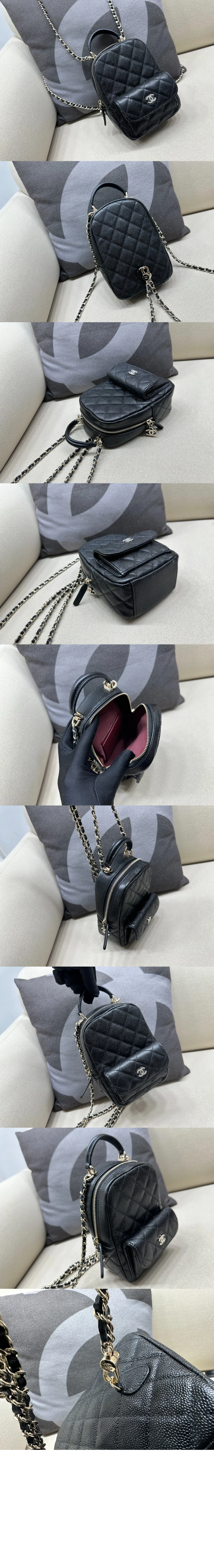 24C 크루즈 탑핸들 미니 백팩 (2color) 상세