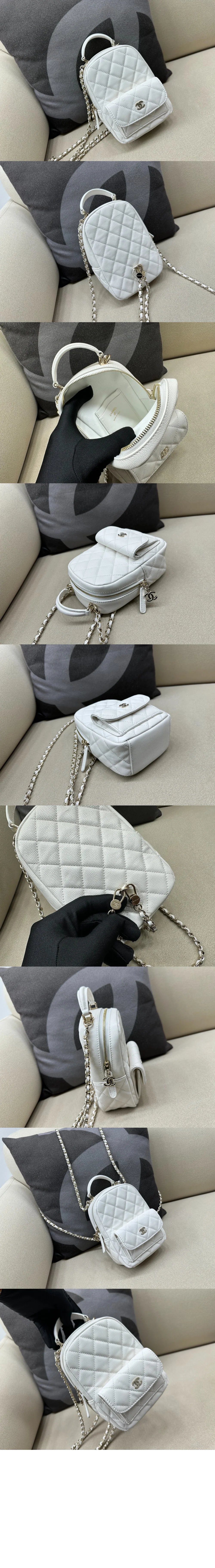 24C 크루즈 탑핸들 미니 백팩 (2color) 상세