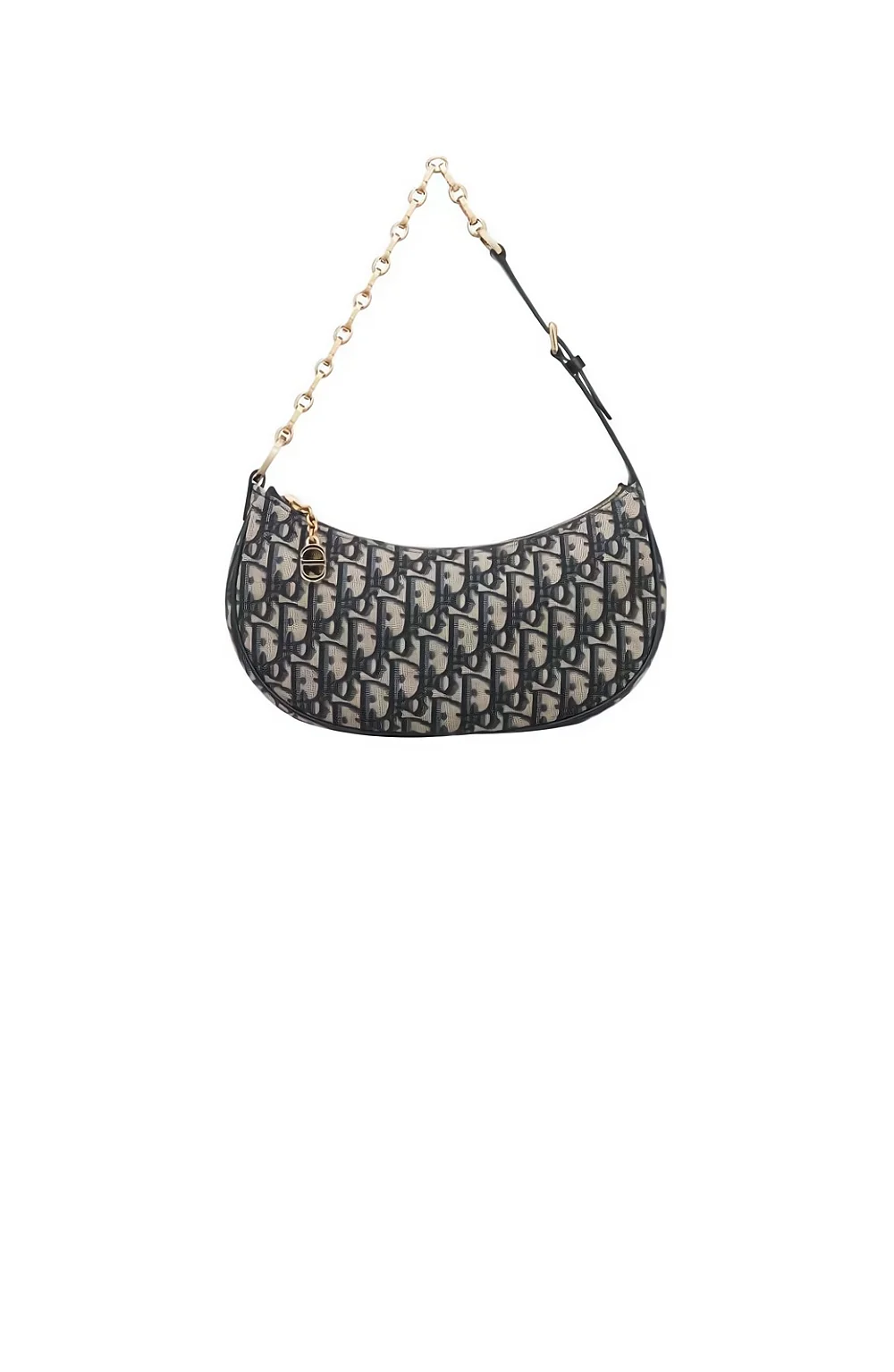 오블리크 자카드 CD 라운지 체인 토트백 (26cm X 15cm X 5.5cm) 상세