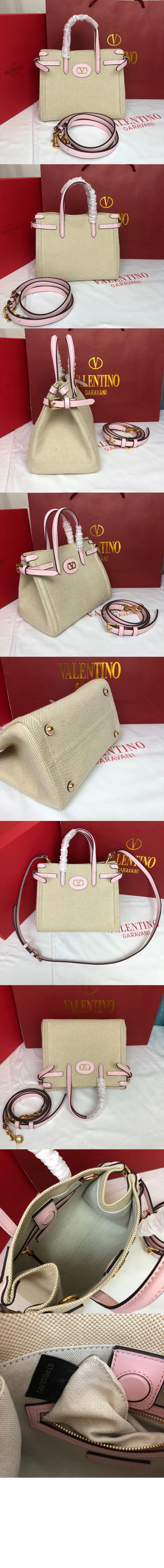 가라바니 앙티브 카룽 디테일 캔버스 스몰 쇼퍼백 (3color) 상세