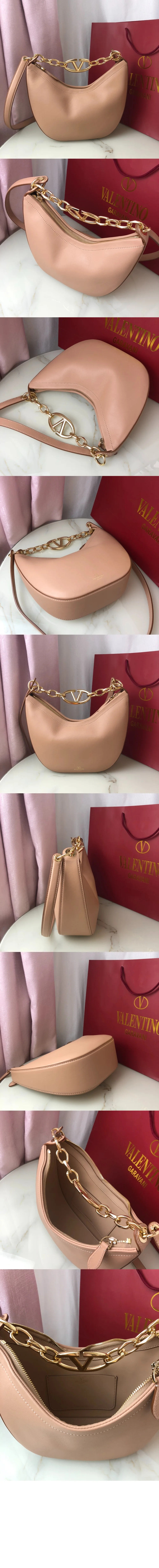 브이로고 문 나파레더 미니 호보백 (5color) 상세