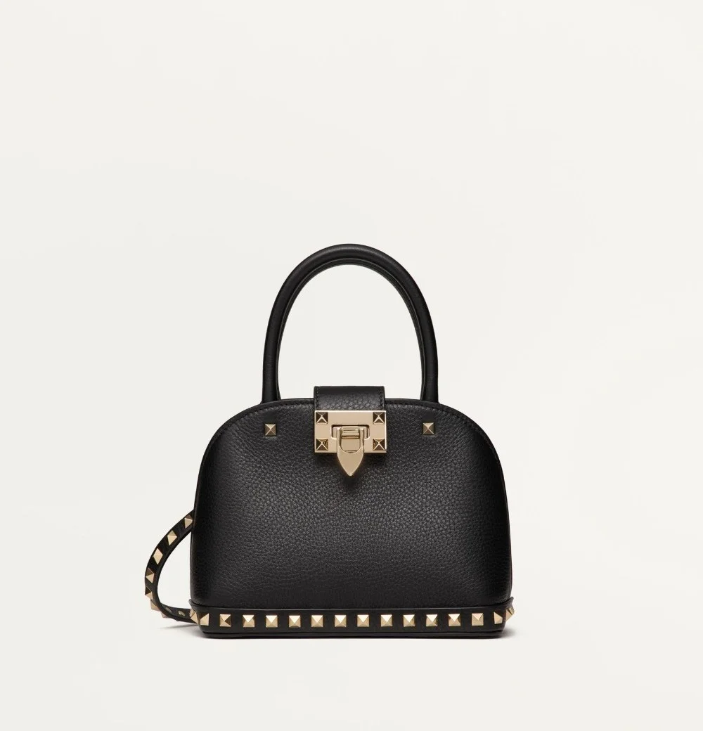 가라바니 락스터드 그레인 스몰 핸드백 (2color)