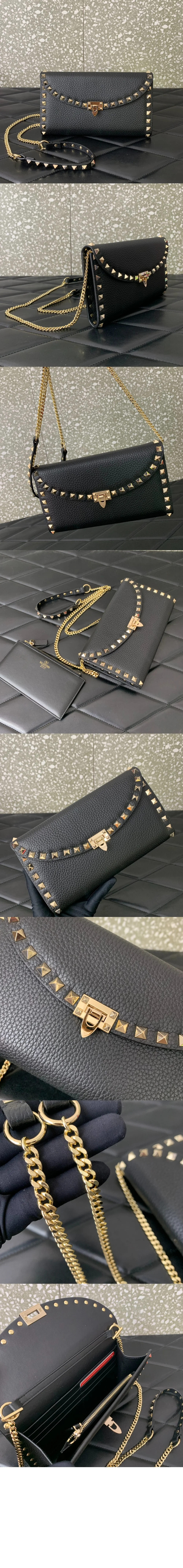 락스터드 그레인 체인 지갑 (5color) 상세