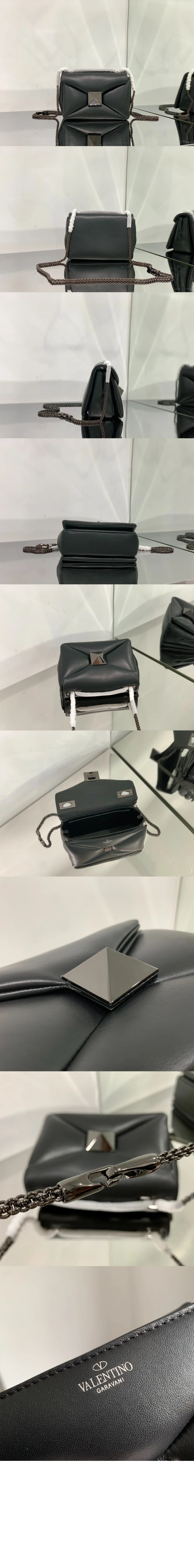 STUD 스몰 체인 스터드 쉽스킨백 (19cm X 14cm X 11cm) 상세