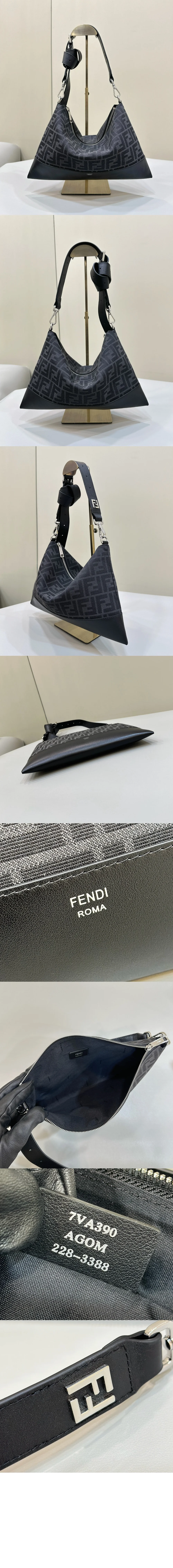 FF 로고 자카드 크로스백 (2color) 상세