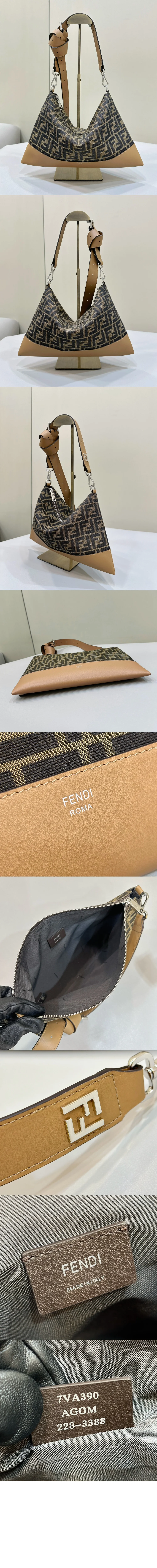 FF 로고 자카드 크로스백 (2color) 상세