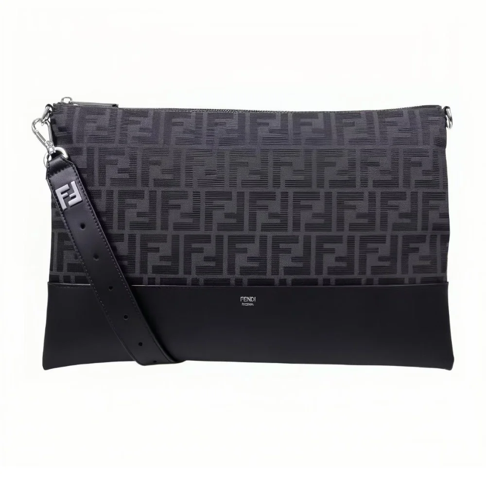 FF 로고 자카드 크로스백 (2color)