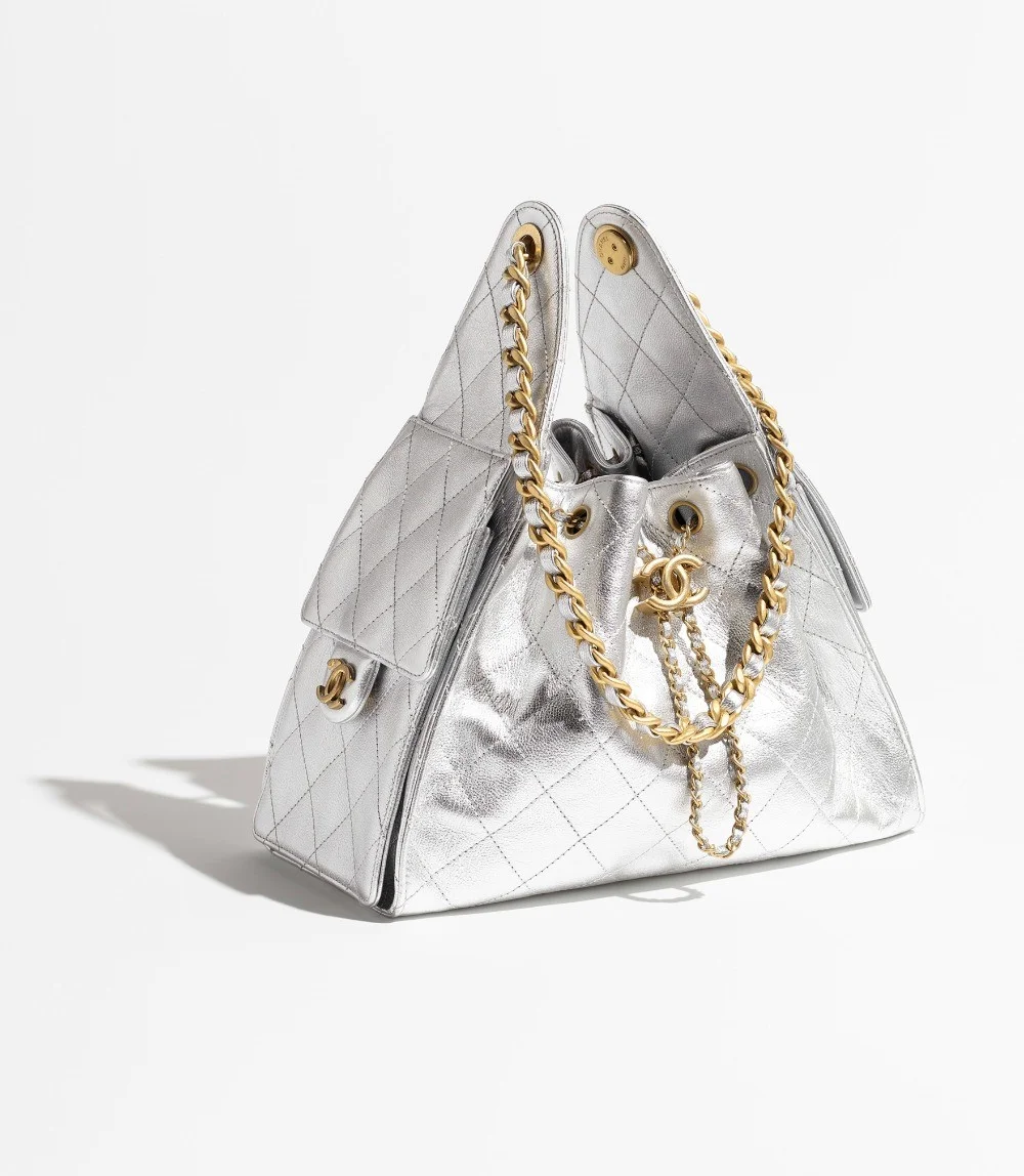 25c 뉴 호보백 스몰 실버