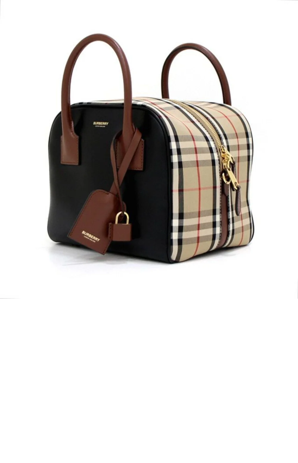 스몰 체크 큐브백 (34cm X 21cm X 19cm) 상세