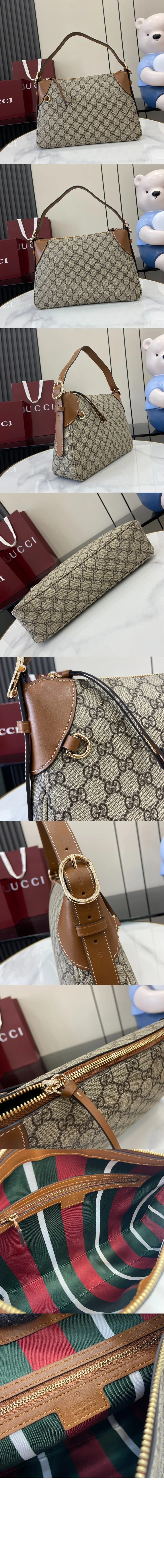 GG 엠블럼 미디엄 숄더백 (2color) 상세