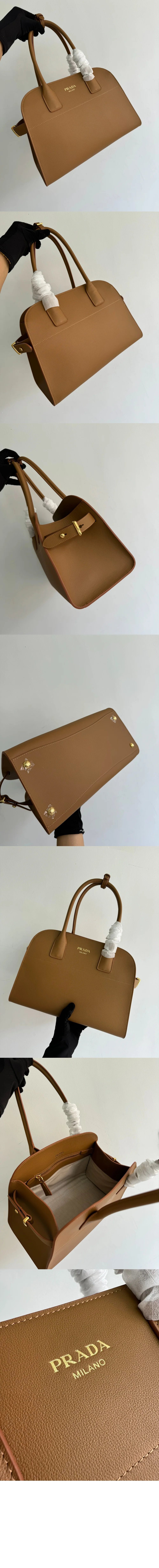 미디엄 가죽 토트백 (3color) 상세