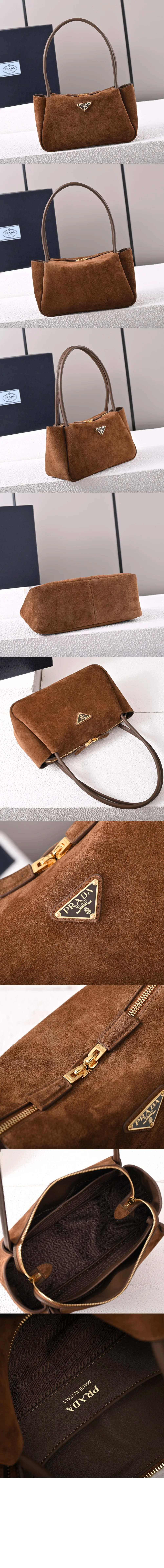 미디엄 스웨이드 숄더백 (28cm X 16cm X 10.5cm) 상세