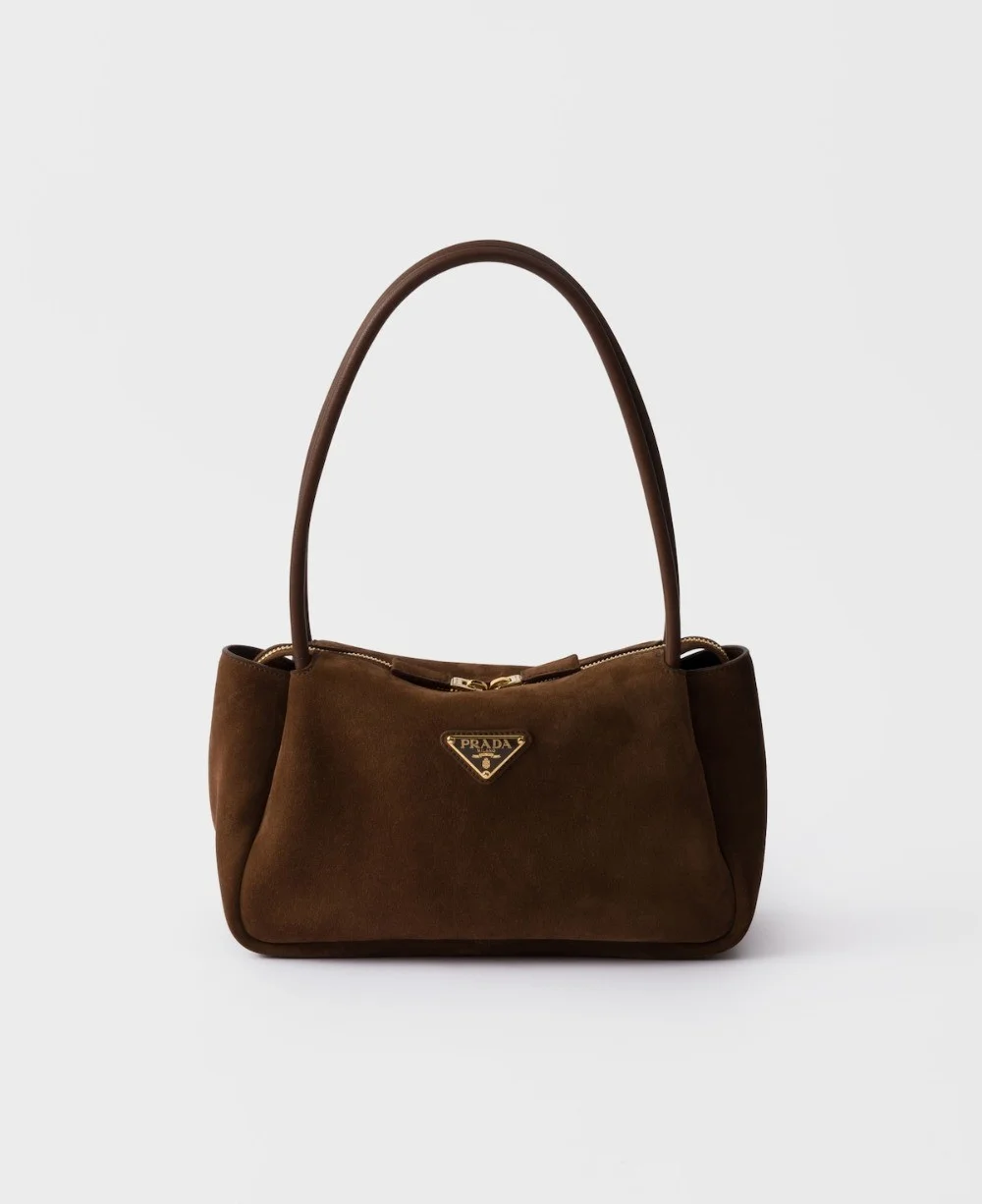 미디엄 스웨이드 숄더백 (28cm X 16cm X 10.5cm)