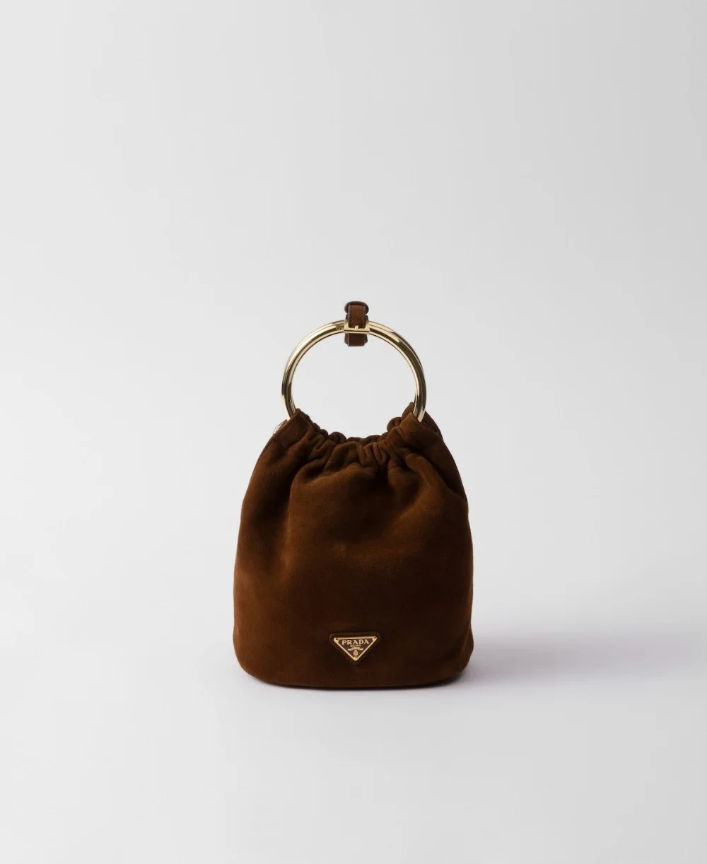 스웨이드 미니 백 (15cm X 19cm X 8cm)