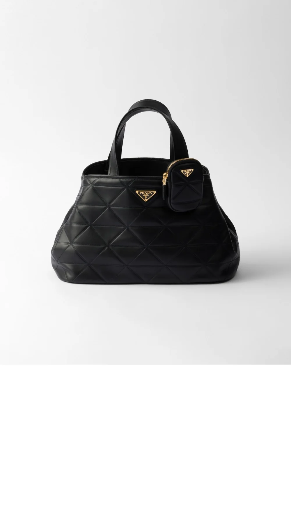 미디엄 퀄팅 가죽 토트백 (35cm X 22cm X 15cm) 상세