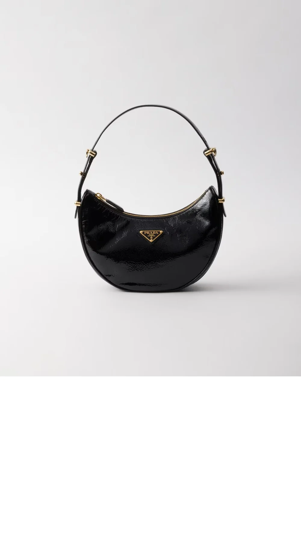 아르케 나플락 페이턴트 가죽 숄더백 (22.5cm X 18.5cm X 6.5cm) 상세