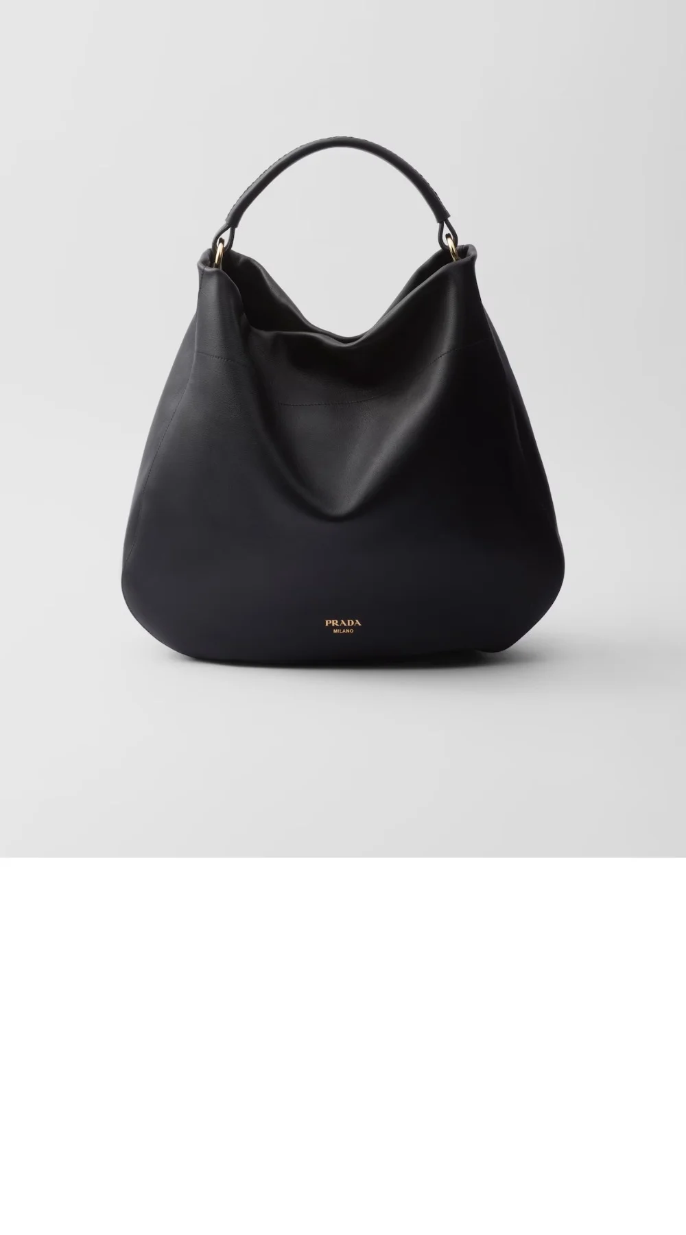 라지 가죽 숄더백 (2color) 상세