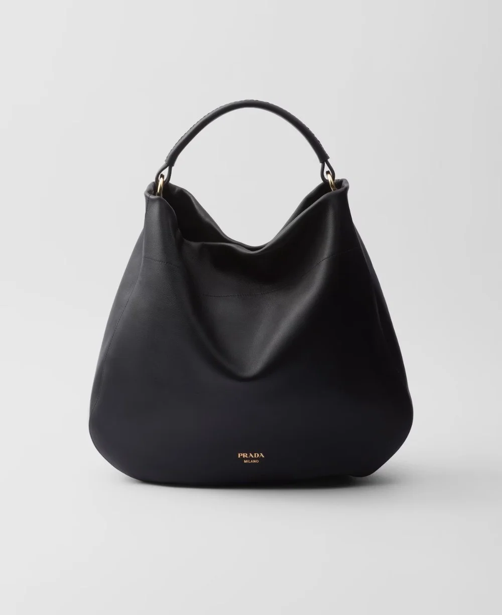 라지 가죽 숄더백 (2color)