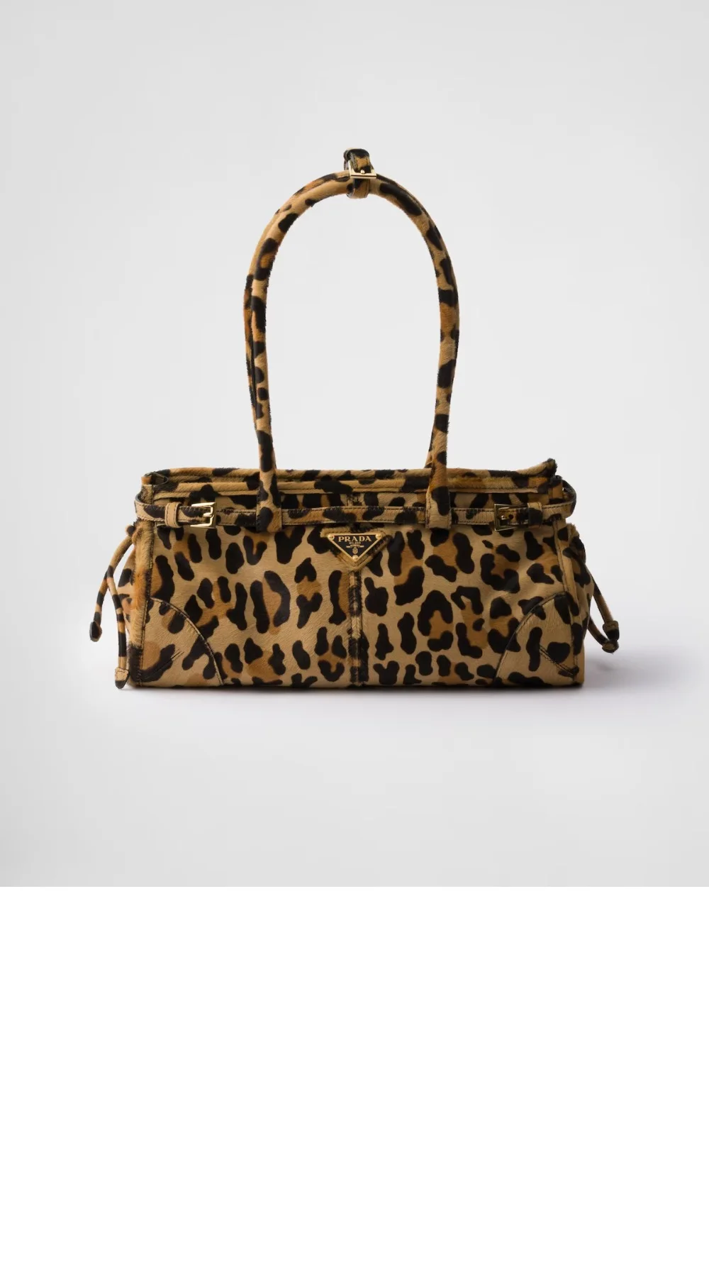 미디엄 프린티드 가죽 핸드백 (32cm X 15.5cm X 12cm) 상세