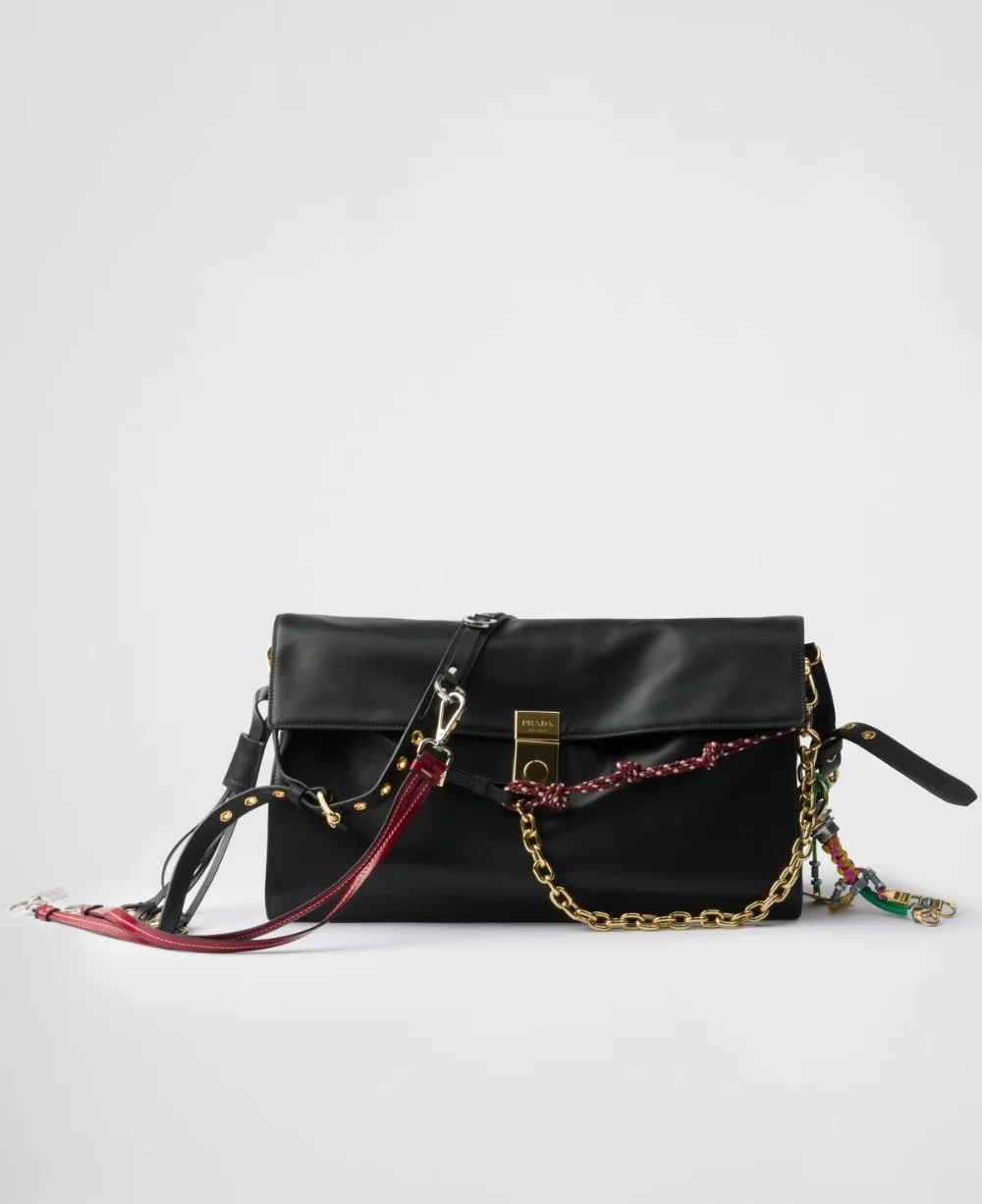 소프트 사운드 가죽 숄더백 (2color)