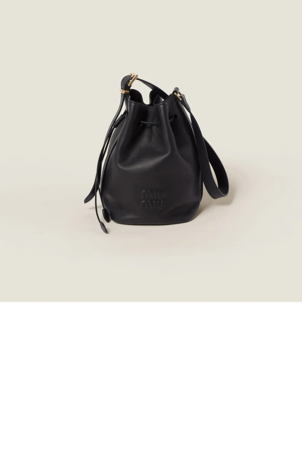 가죽 버킷백 (2color) 상세