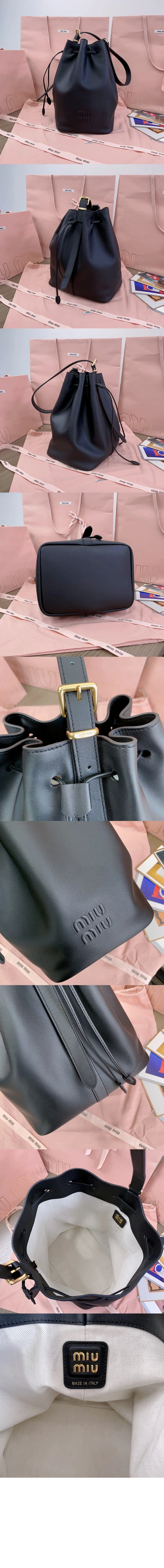 가죽 버킷백 (2color) 상세