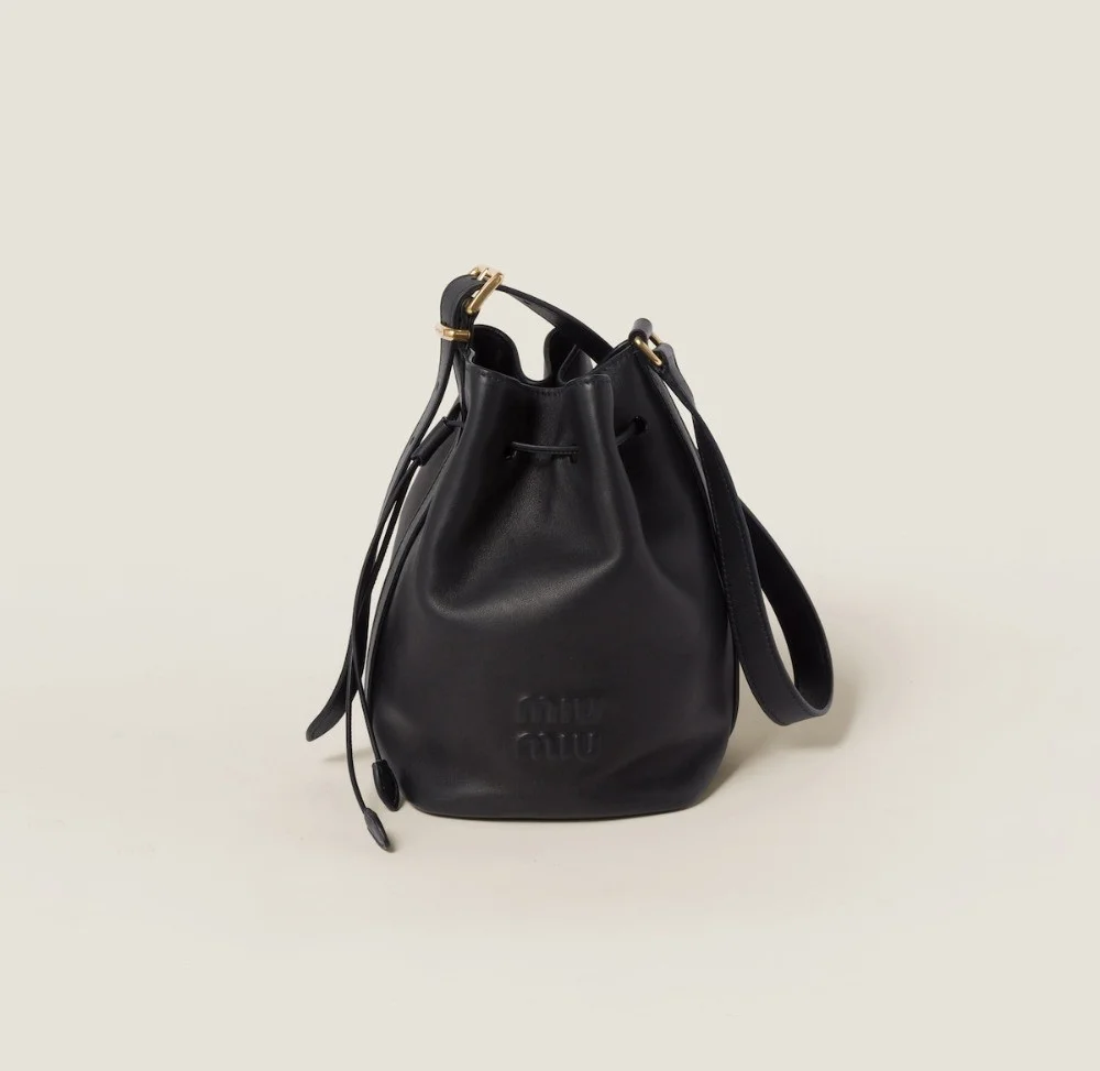 가죽 버킷백 (2color)