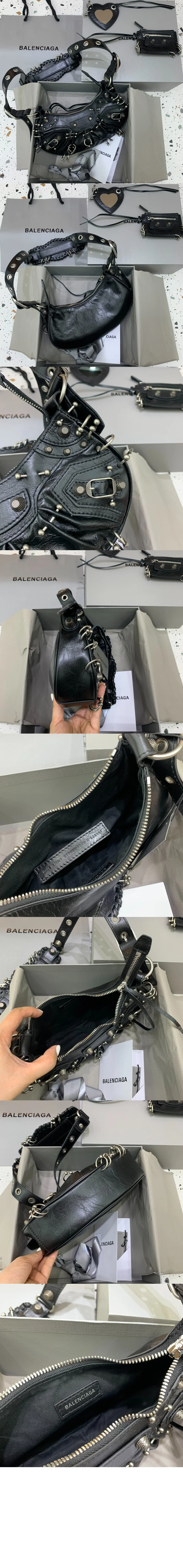 르카골 XS 숄더백 (블랙,화이트) 상세