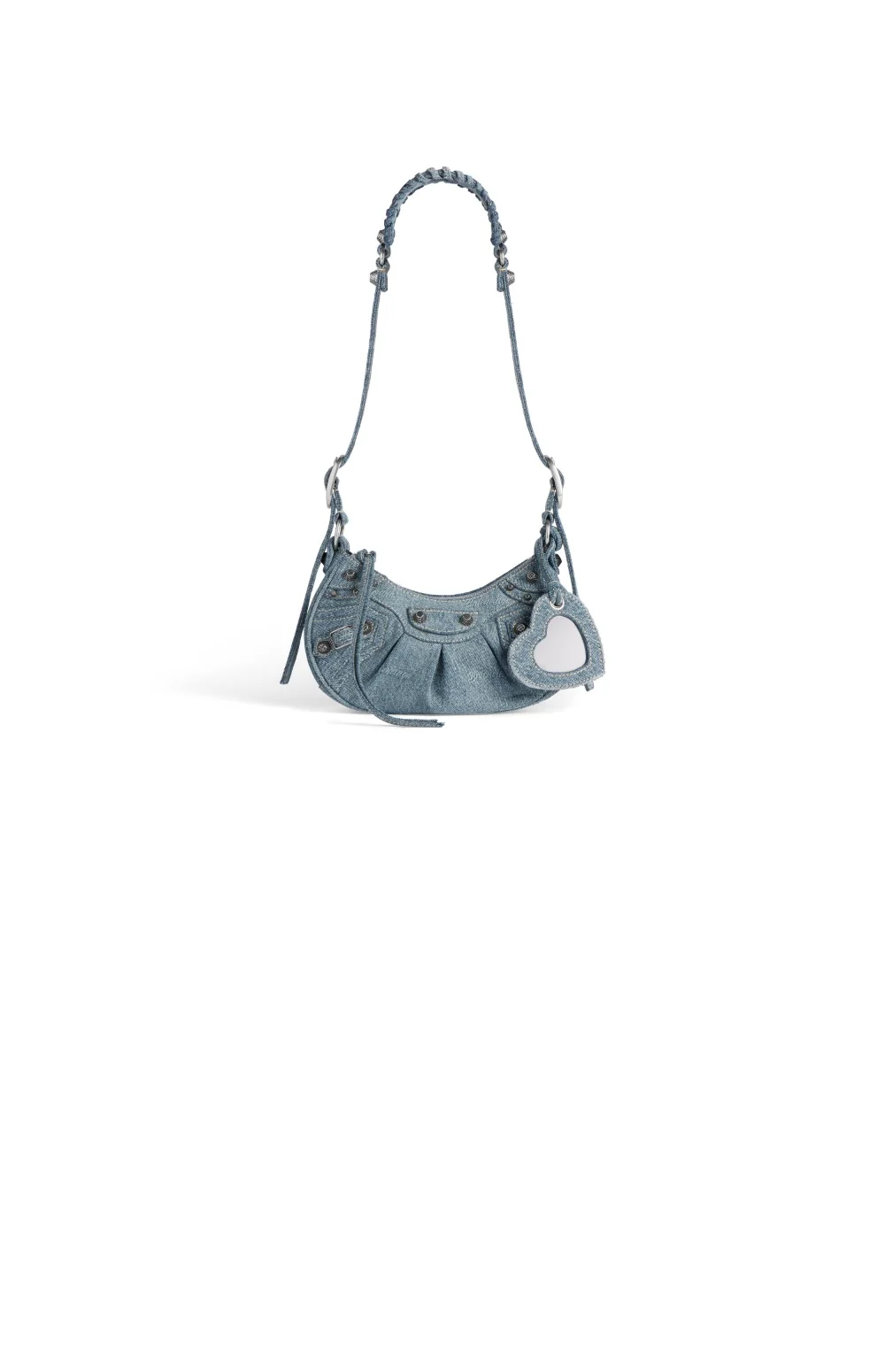 르카골 XS 숄더백 (데님,핑크) 상세