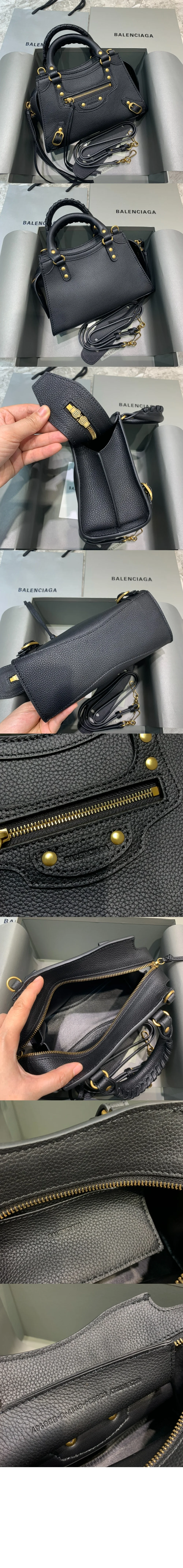 미니 클래식 시티 토트 숄더백 (22cm X 14.5cm X 9cm) 상세