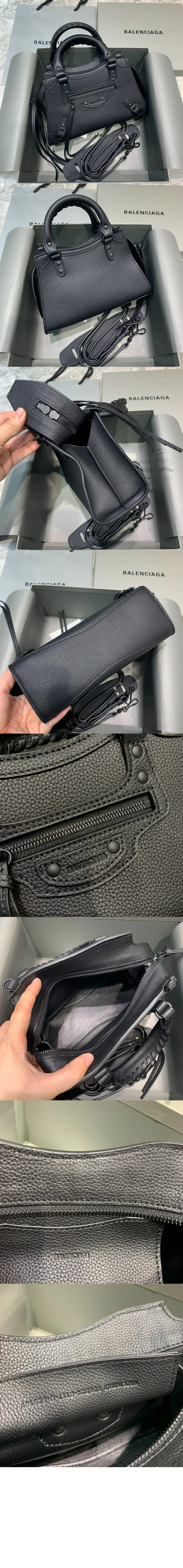 미니 클래식 시티 토트 숄더백 (22cm X 14.5cm X 9cm) 상세