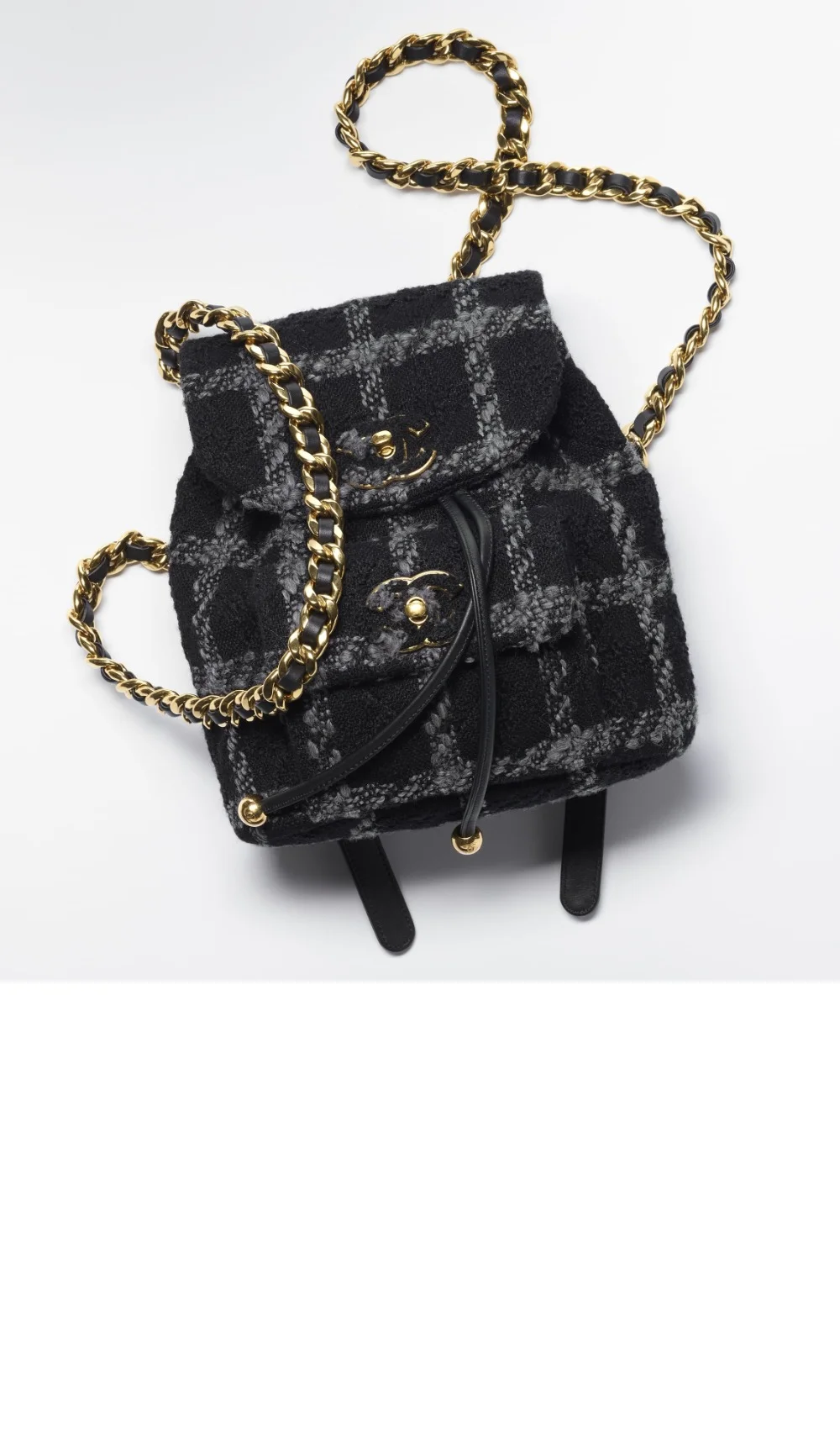 트위드 백팩 (2color) 상세