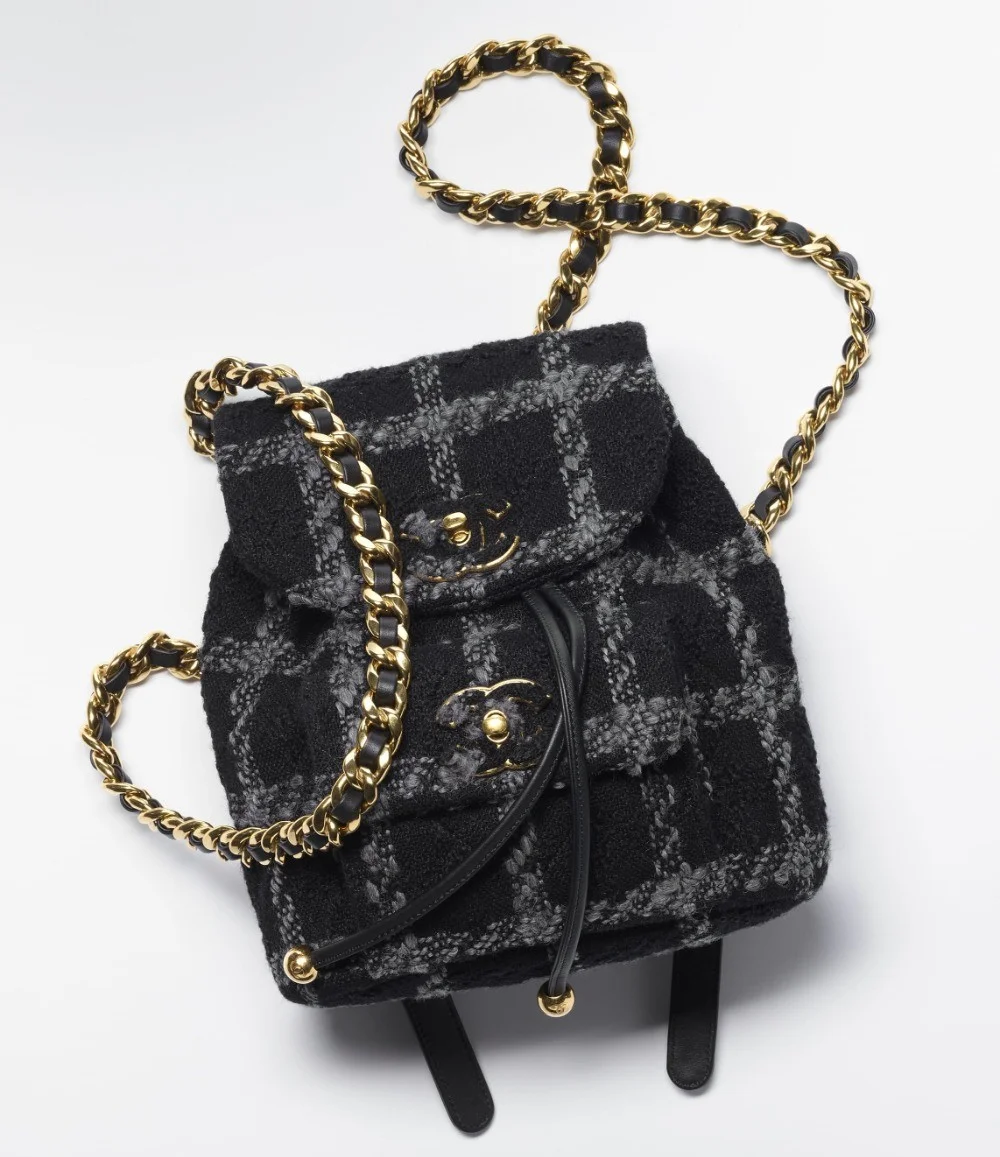 트위드 백팩 (2color)