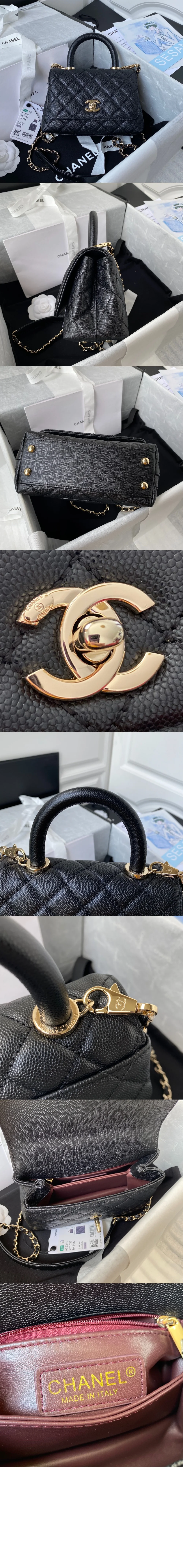 탑핸들 미니 플랩백 (2color) 상세