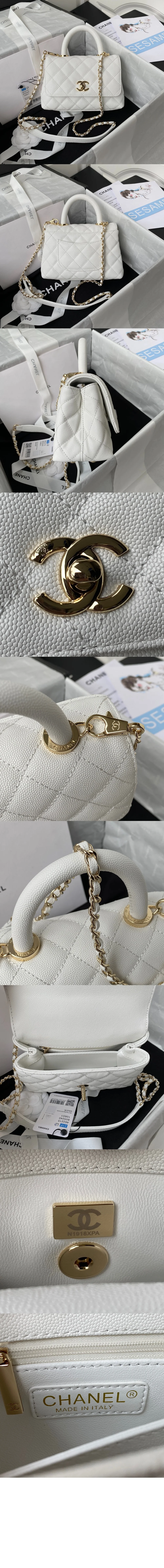 탑핸들 미니 플랩백 (2color) 상세