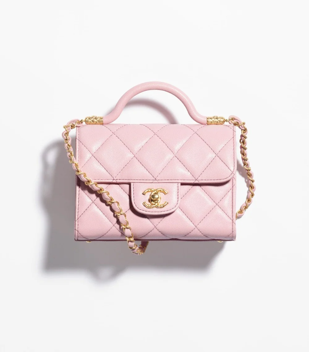 탑핸들 미니 플랩백 (3color)