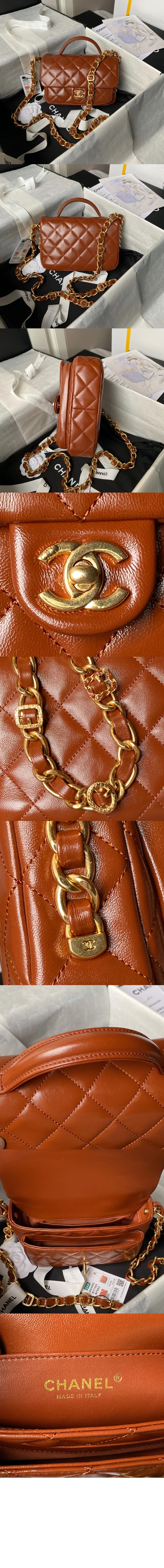 탑핸들 미니 플랩백 (3color) 상세