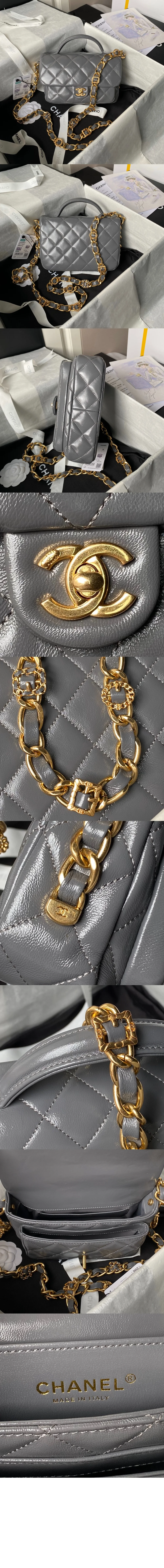 탑핸들 미니 플랩백 (3color) 상세