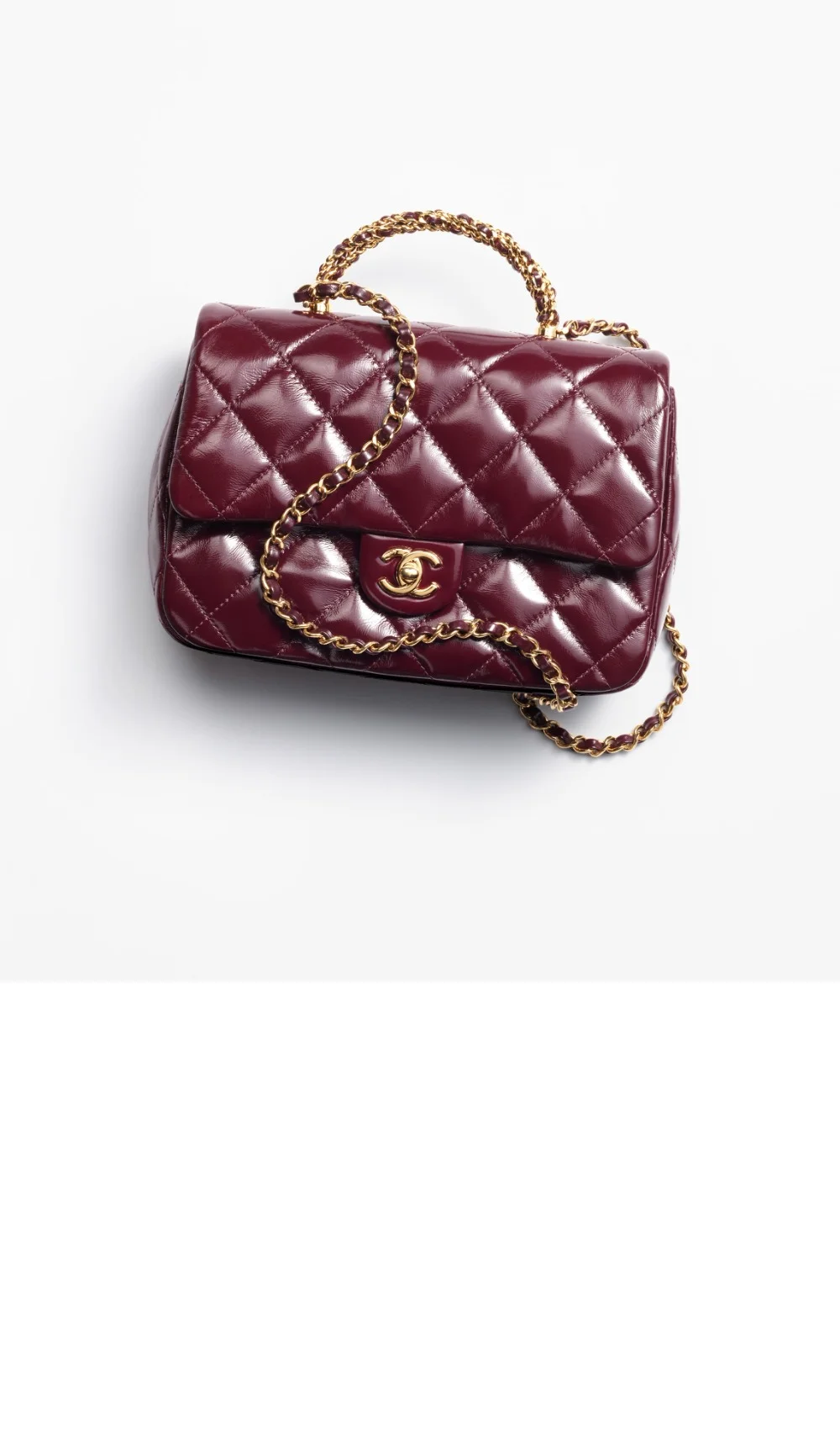 체인 탑핸들 플랩백 (4color) 상세