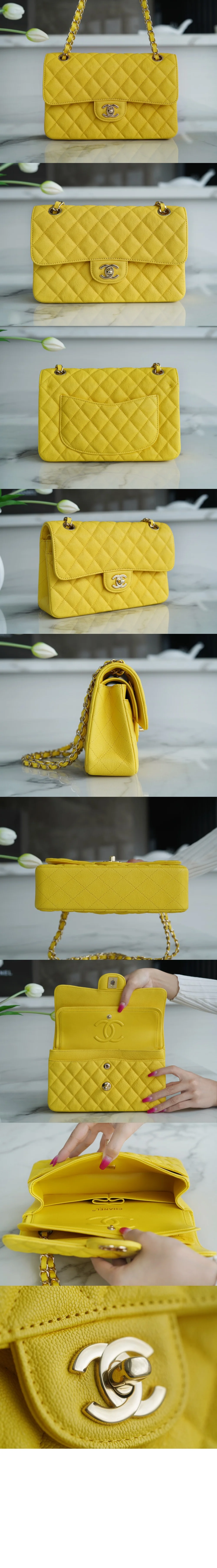 클래식 캐비어 스몰 샴페인골드 (7color) 상세