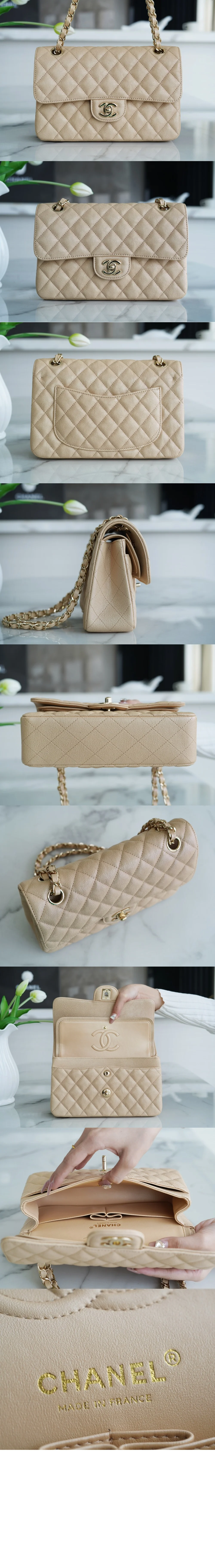 클래식 캐비어 스몰 샴페인골드 (7color) 상세