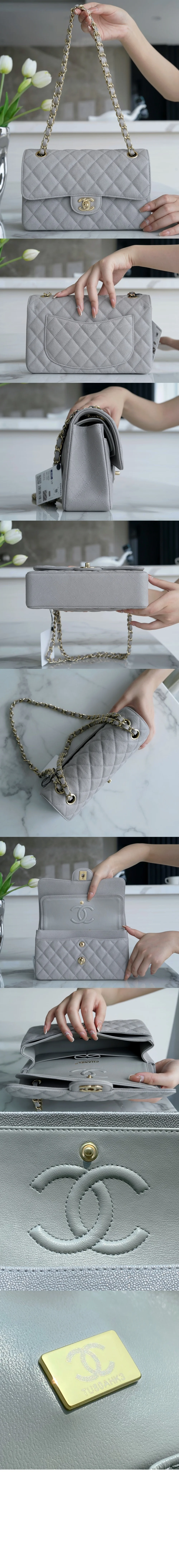 클래식 캐비어 스몰 샴페인골드 (7color) 상세