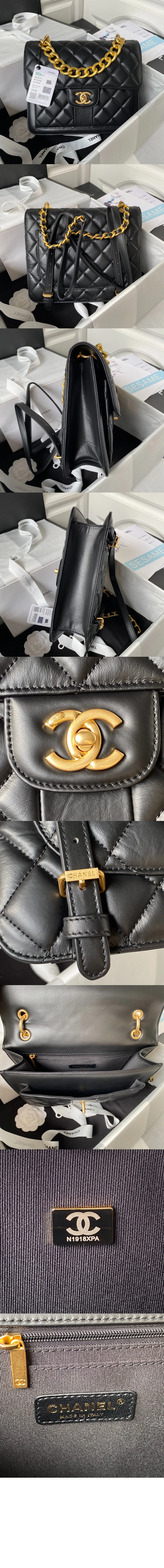 23S 클래식 캐비어 백팩 (25cm X 20cm X 8cm) 상세