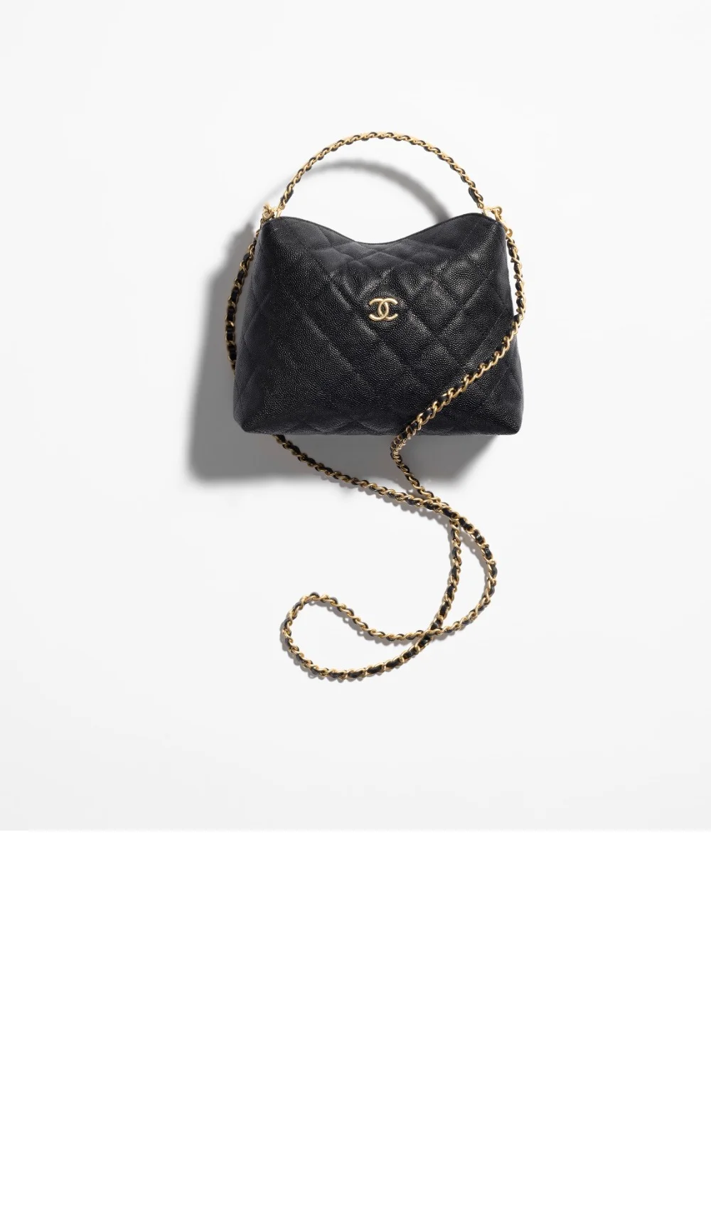 체인 미니 백 캐비어(2color) 상세