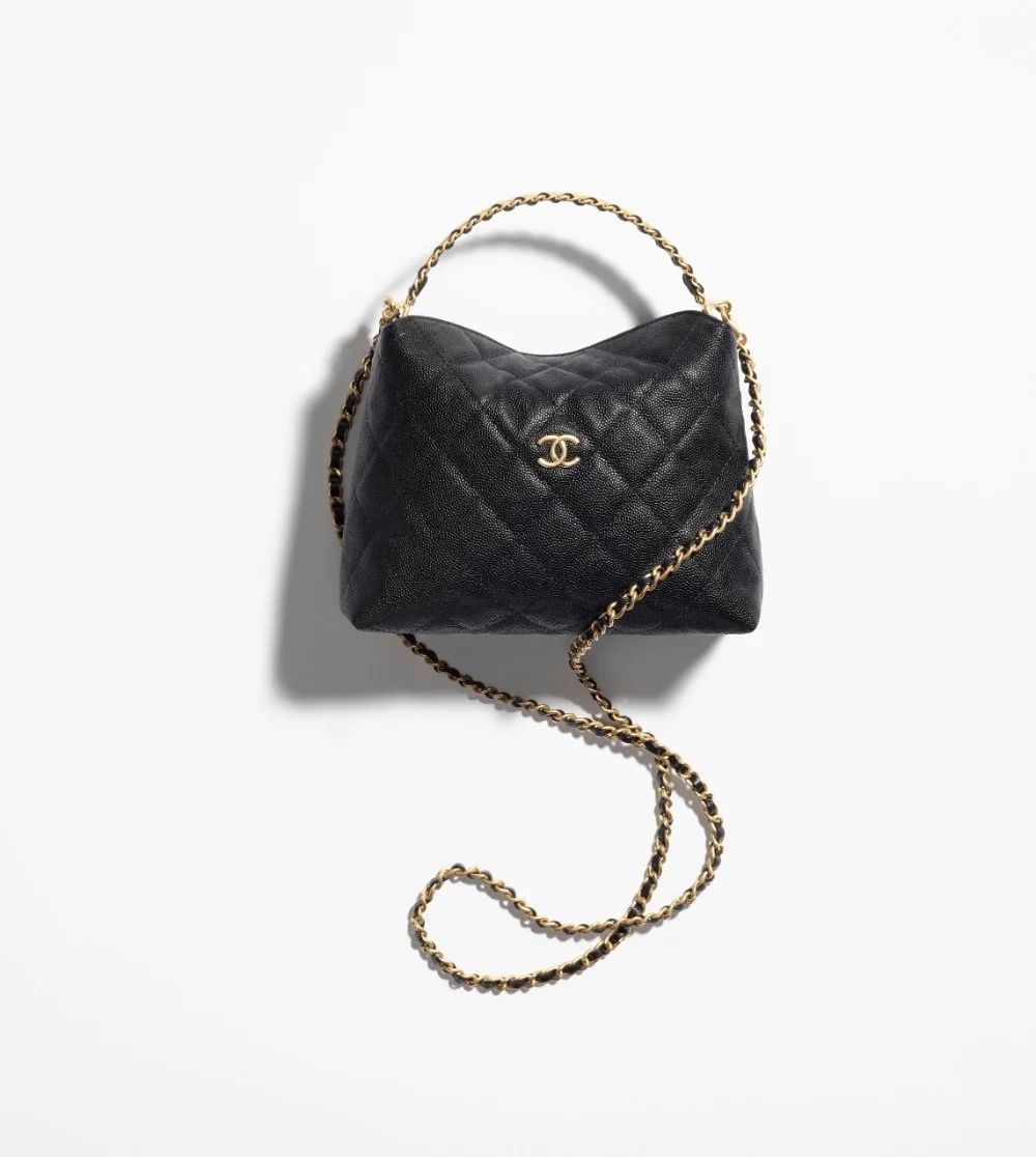 체인 미니 백 캐비어(2color)