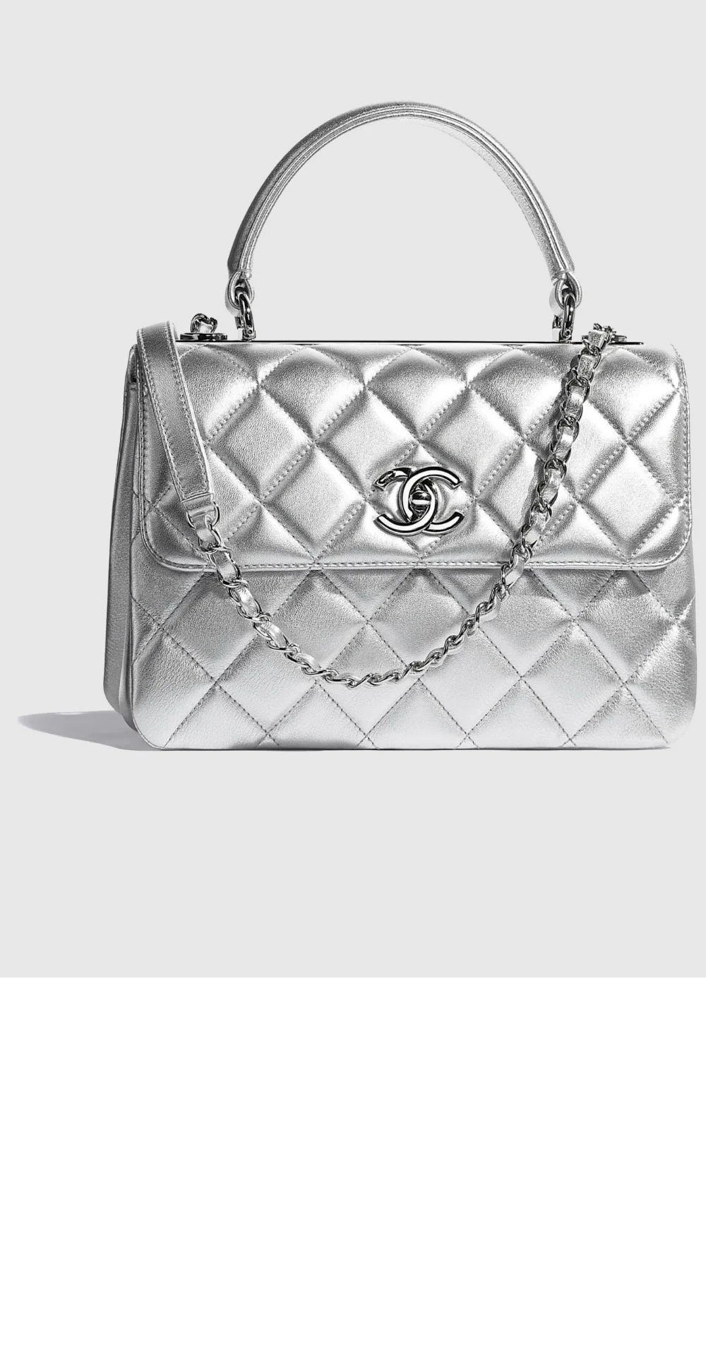 탑 핸들 미니 플랩백(19.5cm X 14.5cm X 8cm) 상세