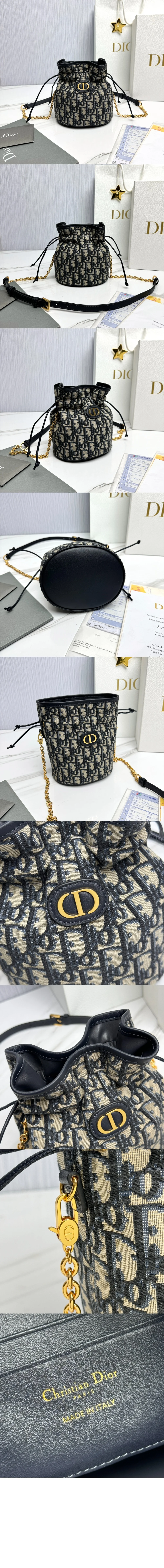 30 Montaigne 드로우스트링 미니 버킷백 (16cm X 18.5cm X 13cm) 상세